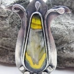 Bumble Bee Jasper Pendant