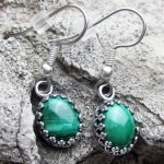 Malachite Earrings