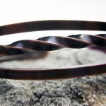 Solid Copper 3 Wire Twist Cuff