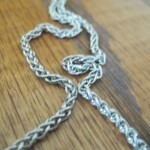 Sterling Silver Wheat Chain 16"