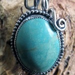 Sterling Silver Turquoise Pendant