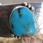 Sterling Silver and Turquoise Cuff