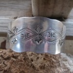 Sterling Silver Stamped Cuff