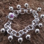 Fine Silver and Sterling Silver Jingle Bracelet