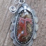 Agua Nueva Pendant with Hummingbird